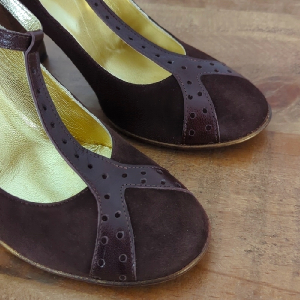 🆕🌿GIORGIO GALASSI ITALIAN SUEDE PUMPS🌿 - Picture 8 of 16